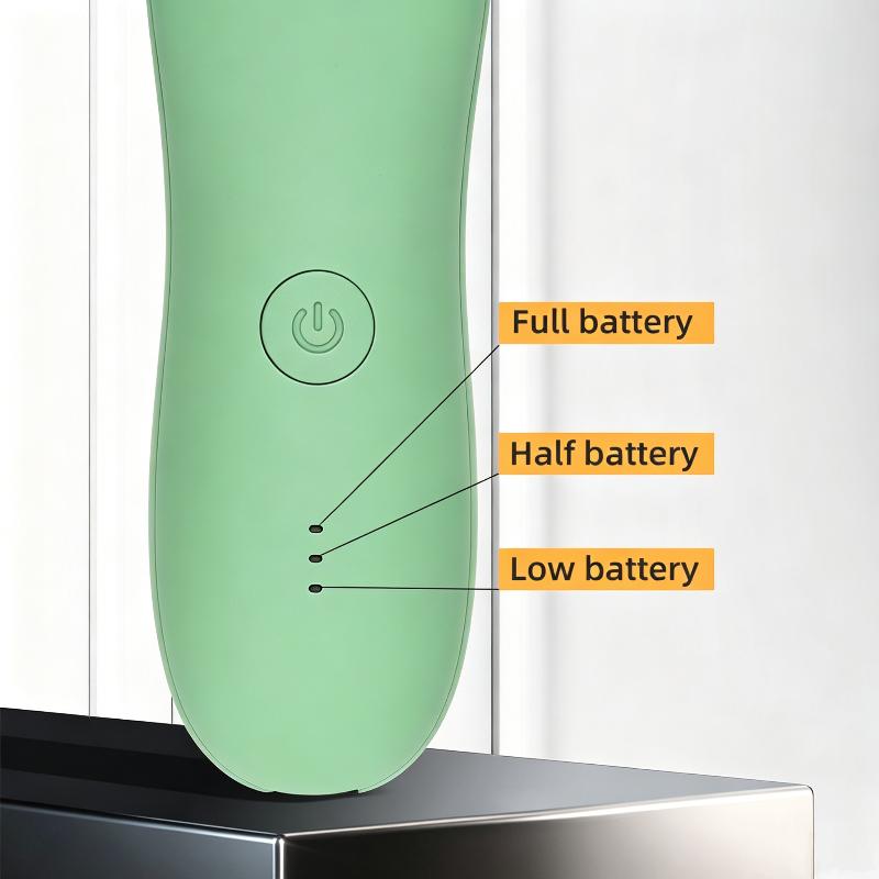Waterproof Electric Body Hair Trimmer With Rechargeable Base Adjustable Guide Combs For Men Daily Personal Grooming At Home