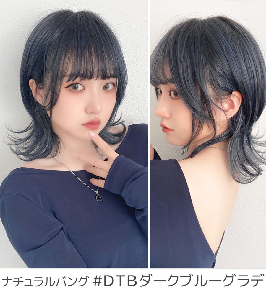 Brightlara Soft Wolf Layered Wig, Medium/Short, Natural Full Wig, Wolf Hair (hf1589-DTB)