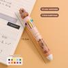 Cartoon Capybara Ten Color Ball Pen Ballpoint Pen Multicolored Pens Colorful Refill Multifunction 10 Colors In One Writing