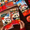 6pcs Chinese Style New Year Panda Red Envelopes Traditional Lucky Money Packets  Bonus