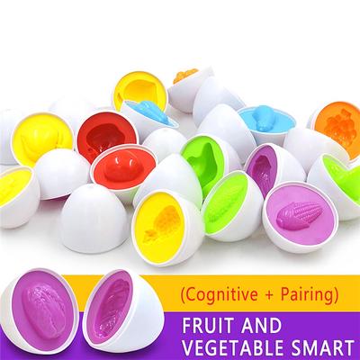 Children Colour Shape Matching Toy Eggs Set  Toddler Baby Puzzle Game Toy