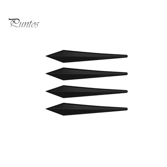 

4 шт. Полезная самоклеящаяся полоска для защиты от столкновений на двери автомобиля, защитная накладка на бампер, безопасная парковка, 3D-наклейка, аксессуары для автомобиля чёрный