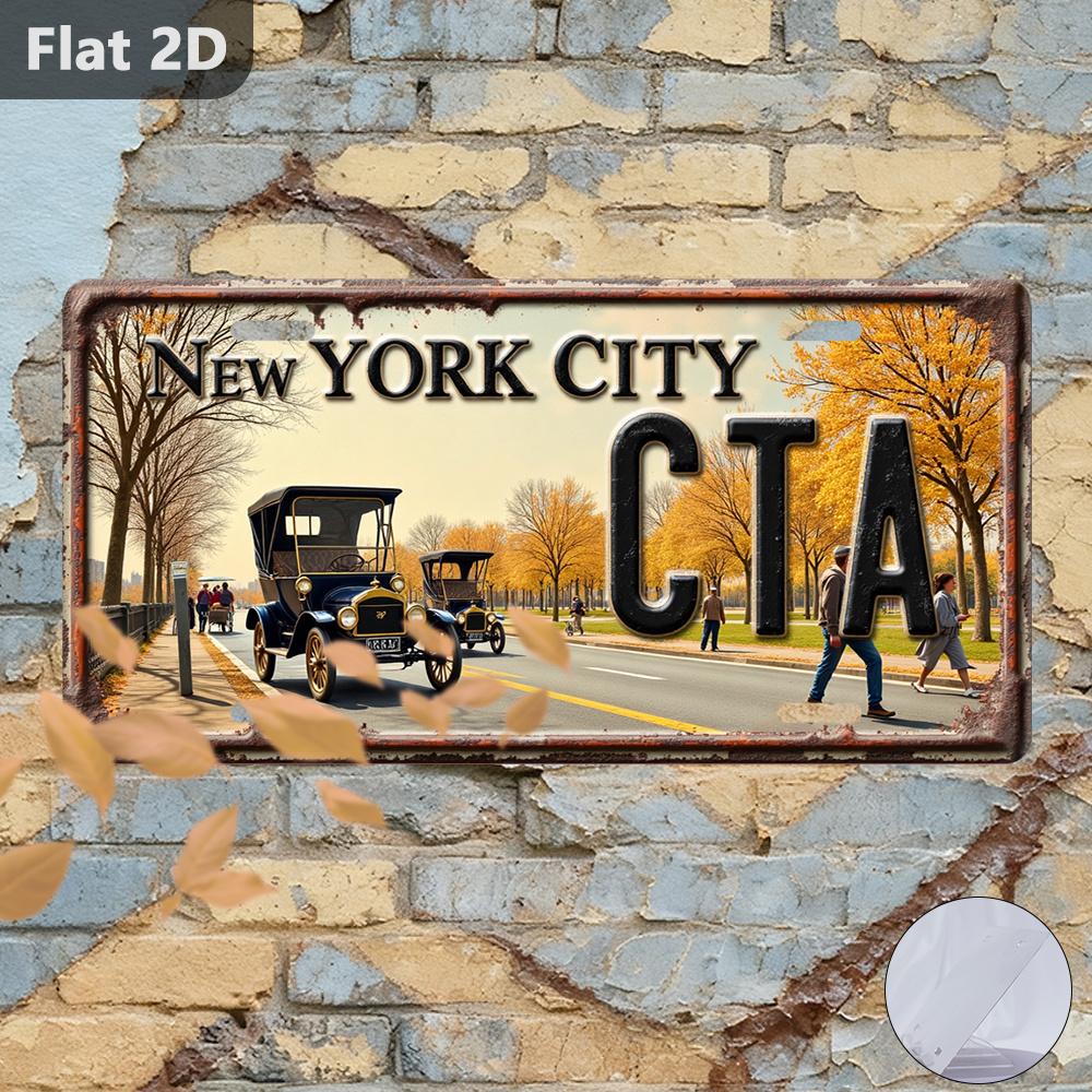 D Flat D Plane One D Plane Vintage Metal Amalfi Coast Italian Sign Inch X Inch Scenery Decoration Suitable F