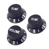 Guitar Knobs Set Potentiometer Caps Plastic Guitar Knobs Plastic Texture for Electric Guitar Volumes and Tone Controls