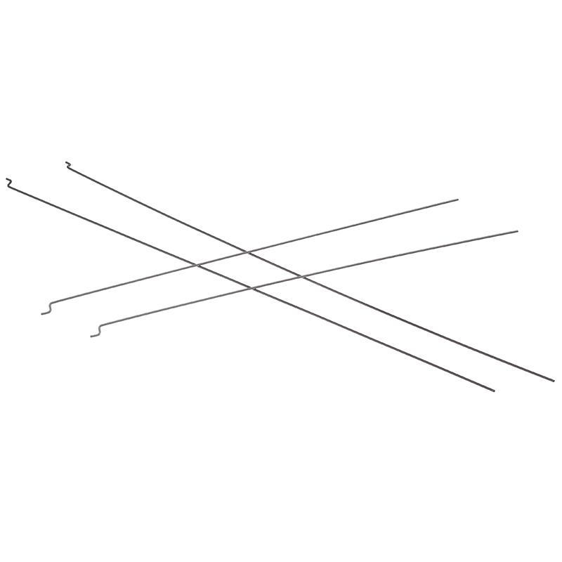 10Pcs Z Type D1.2Mm Steel Wire Push Pull Rod Pushrod For Rc Aircraft Airplane