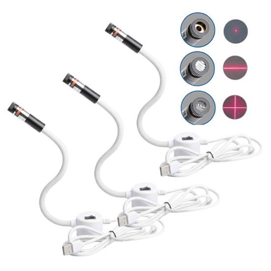 Yousheng Magnetic Positioning Light for Sewing Machine Quilting Light Red Guide Line Tool Rotating Light Straight Stitch Seam Guide for Sewing