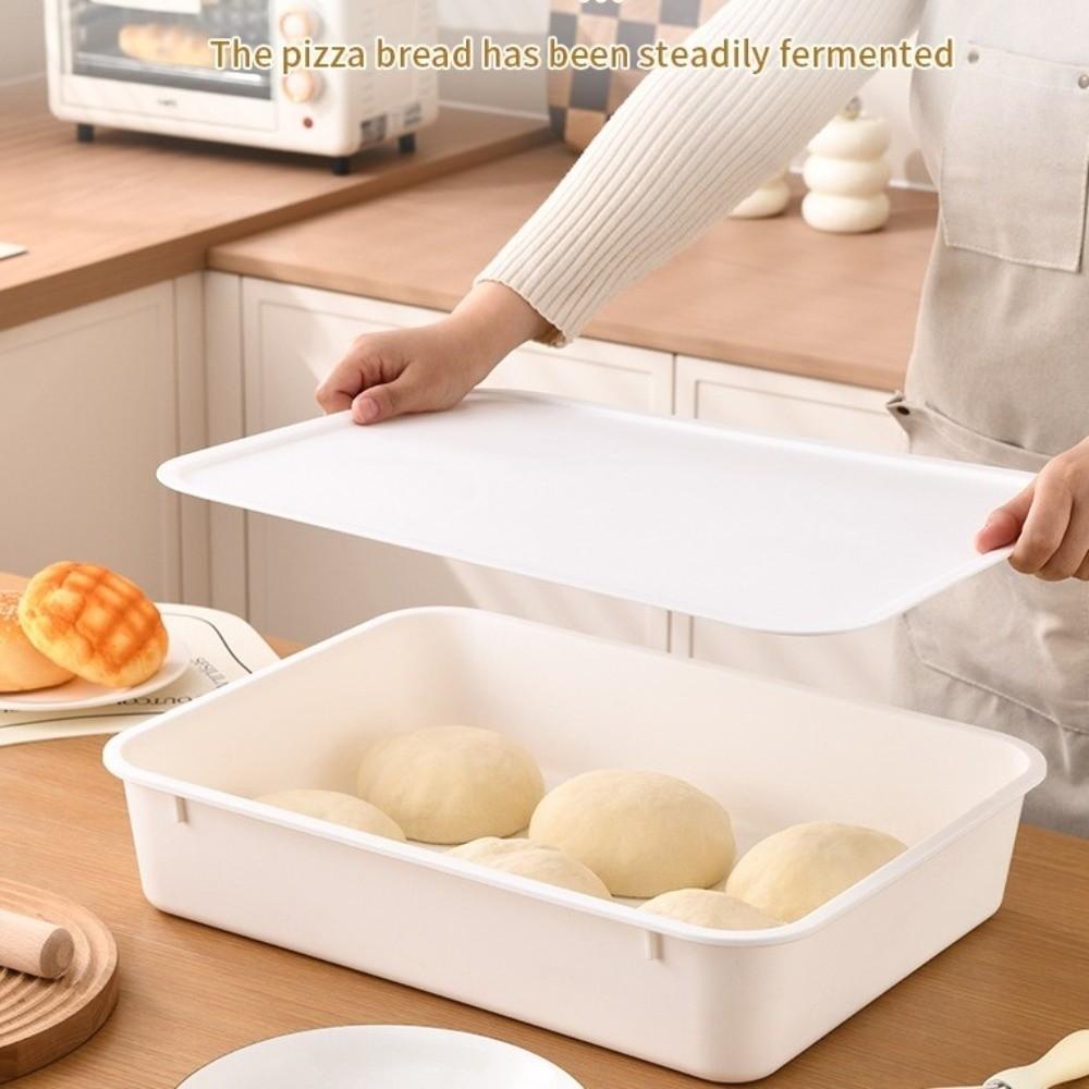1/2 Pieces with Cover Proofing Container Air Tight Dough Containers Dough Proofing Box Bread Making