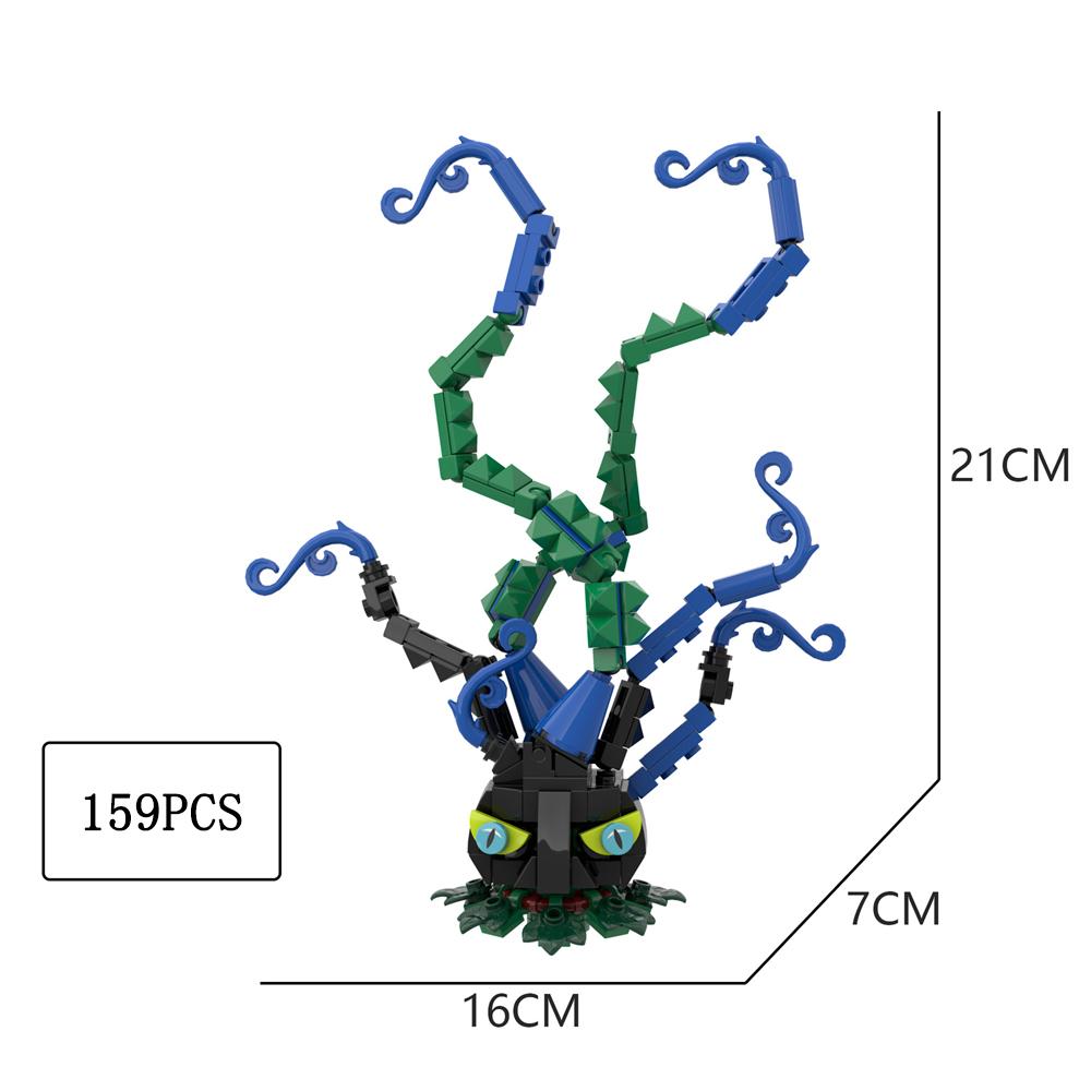 MOC Flower Building Blocks DIY Plant Accessories Toys Carnivorous Plant Dryad Model Decoration Parts Holiday Gifts Bricks Set