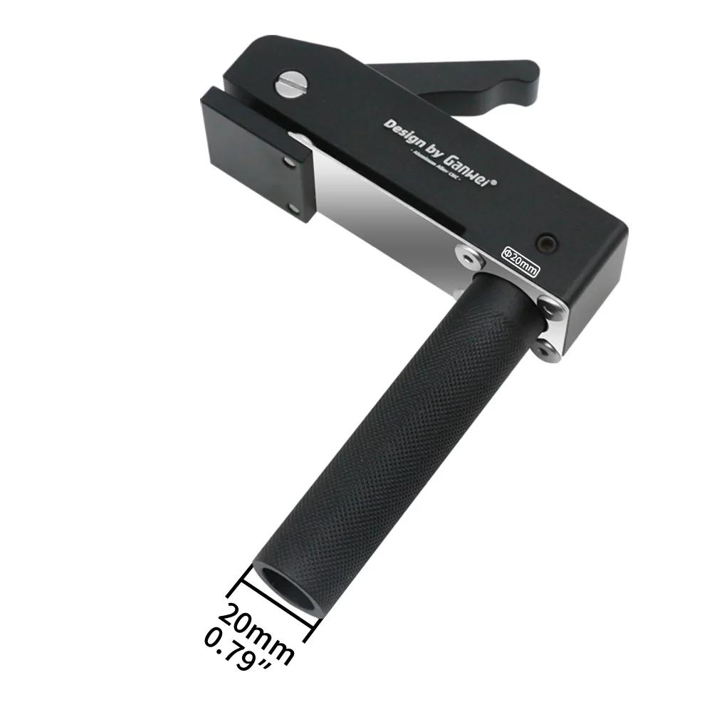 

Workbench Dog Holes Quick Acting Hold Down Clamp,19/20MM Aluminum Alloy Fast Fixed Clip Woodworking MFT Press Fixed Tools