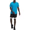 T Shirts Men's Lake Blue V Neck Straight Fit HB9199
