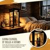 Retro Vintage Große Telefonzelle Lampe – Mini-Telefonzelle Stimmungs-Schreibtischlicht Für Heimdekoration, Klassisches Design