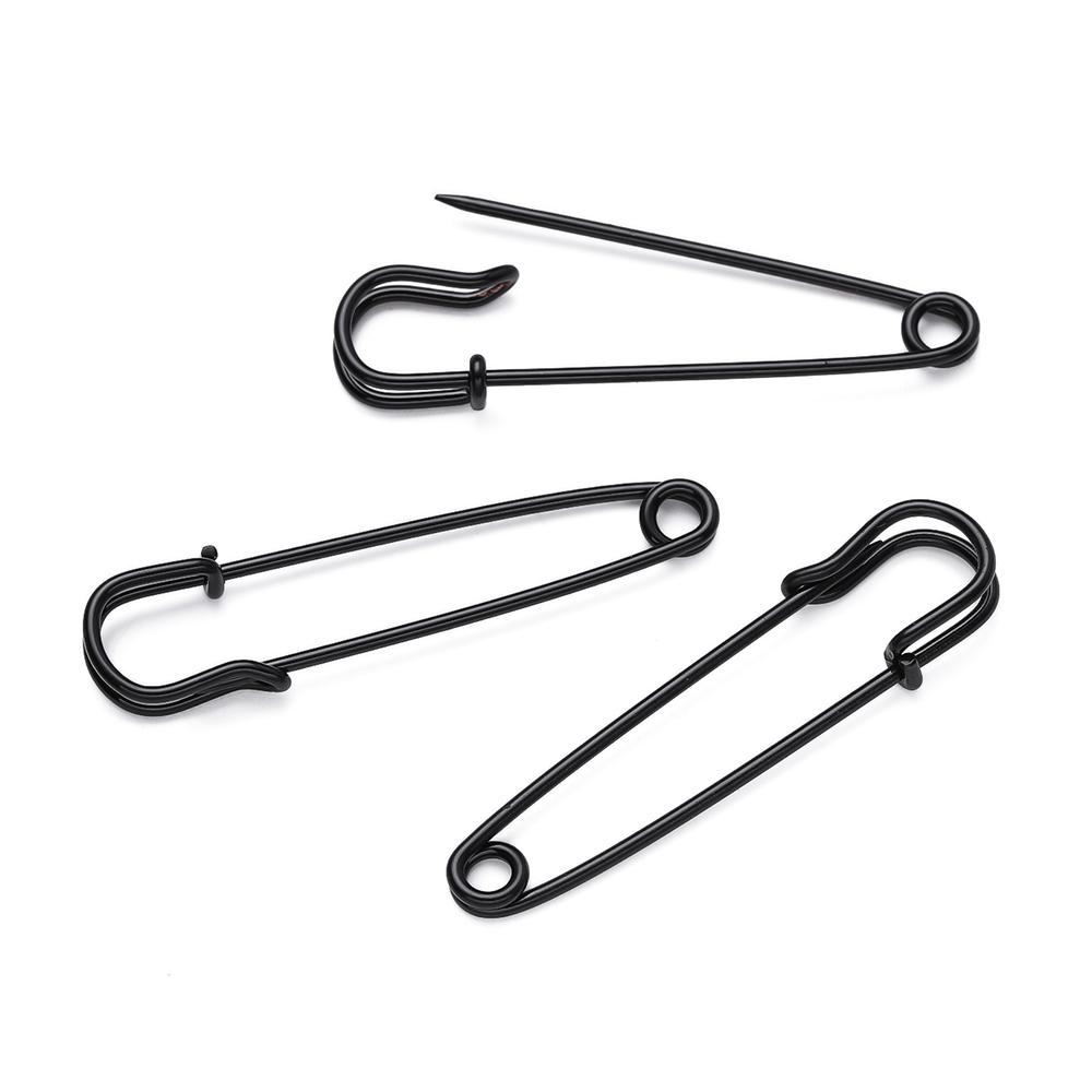 10pcs/lot Colorful Safety Pins Brooch Blank Base Brooch Pins 3/5 Rings Jewelry Pin for DIY Jewelry Making Supplies Accessorie