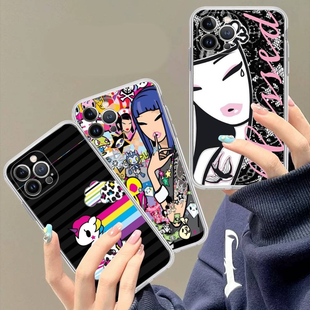 Japan Tokidoki For IPhone 17 16 16e 15 14 13 12 11 Pro Max Mini Plus Phone Case