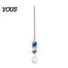 Sun Catcher Pendant Faux Crystal Suncatcher, Colorful Prisms Window Hanging Catcher, Moon Suncatcher Rainbow Maker Chain for Garden Home Decor Star