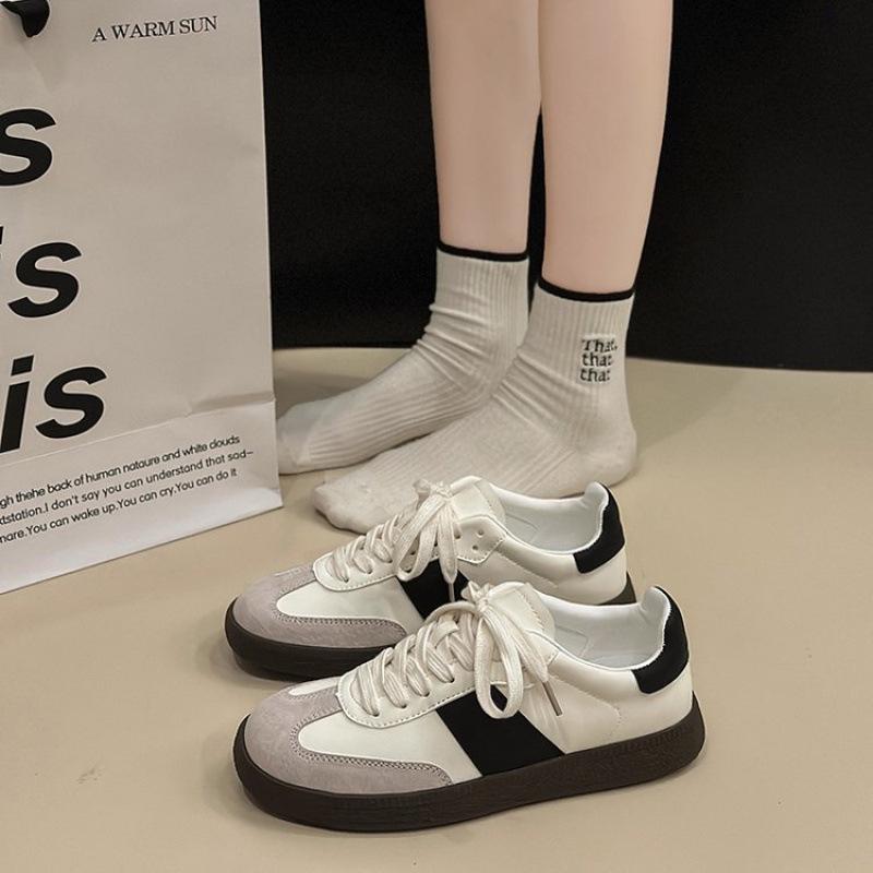 2025 Versatile Women's Silver Sneakers – Forrest Gump Campus Style Casual White Trainers