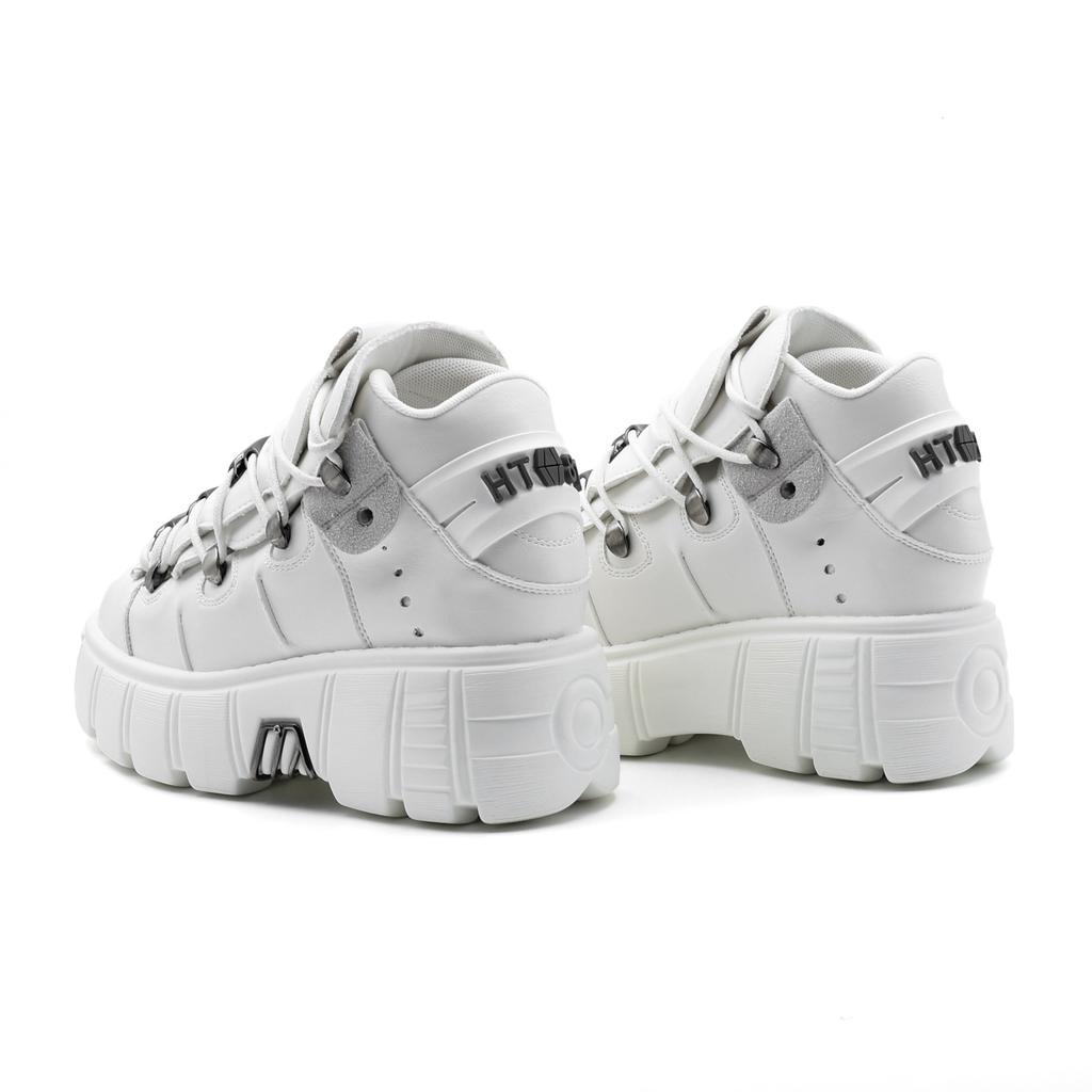 Women Gothic Punk Boots Heavy Metal Platform Shoes Dark Motorcycle Boots