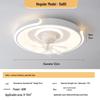 Oeny Round LED Ceiling Fan with Light