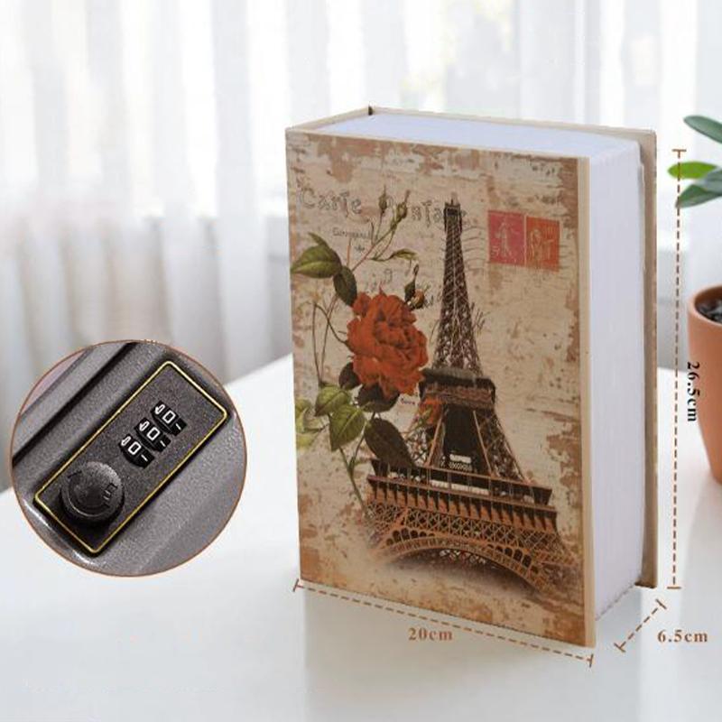 Password Security Safe Lock Cash Money Coin Storage Key Locker Kid Gift Security Mini Dictionary Book Safe Box Money Hide Secret