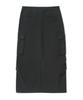 Covernat Woman Parachute Cargo Skirt Black