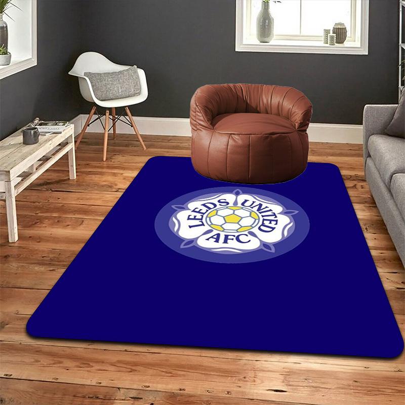 Leeds United F.C Rug Floor Mat for Living Room or Bedroom Soft and Comfortable Carpet a Gift for Birthday and Holiday.NFF0928438