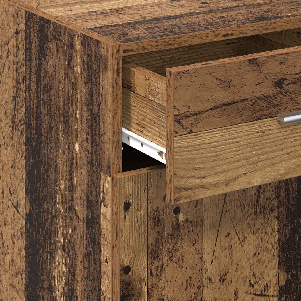 Storage Cabinet Reclaimed Wood Style 40 x 42.5 x 93 cm Engineered Wood