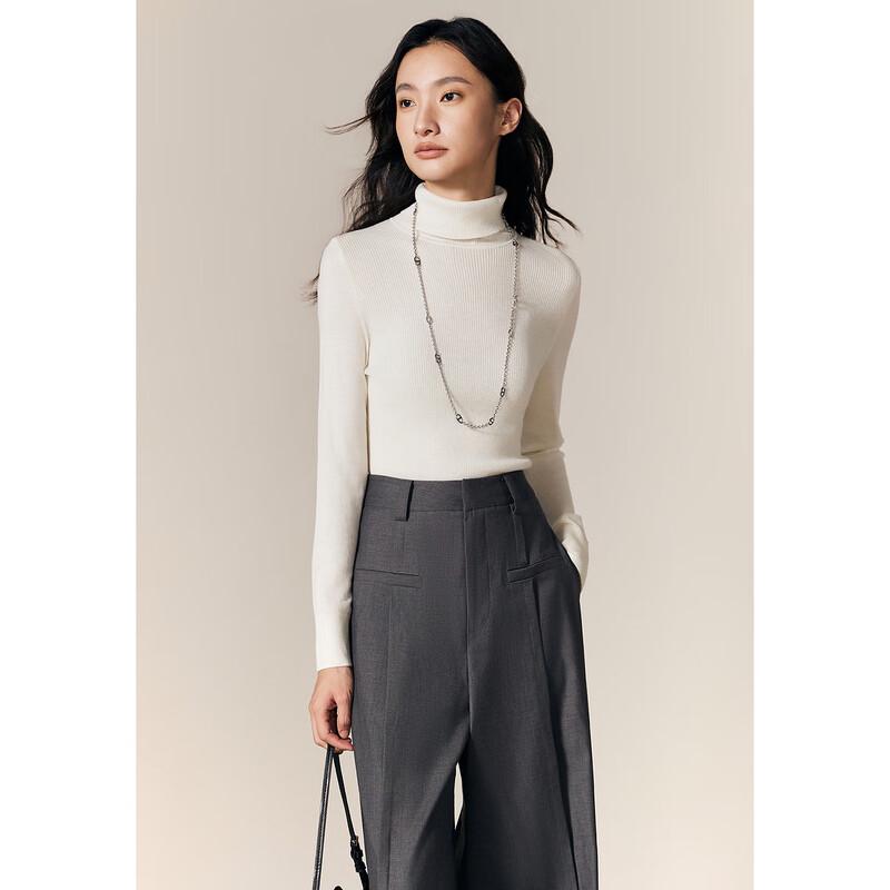 

Женский топ Gejin с высоким воротником, из шерстяного трикотажа, с длинным рукавом XXL