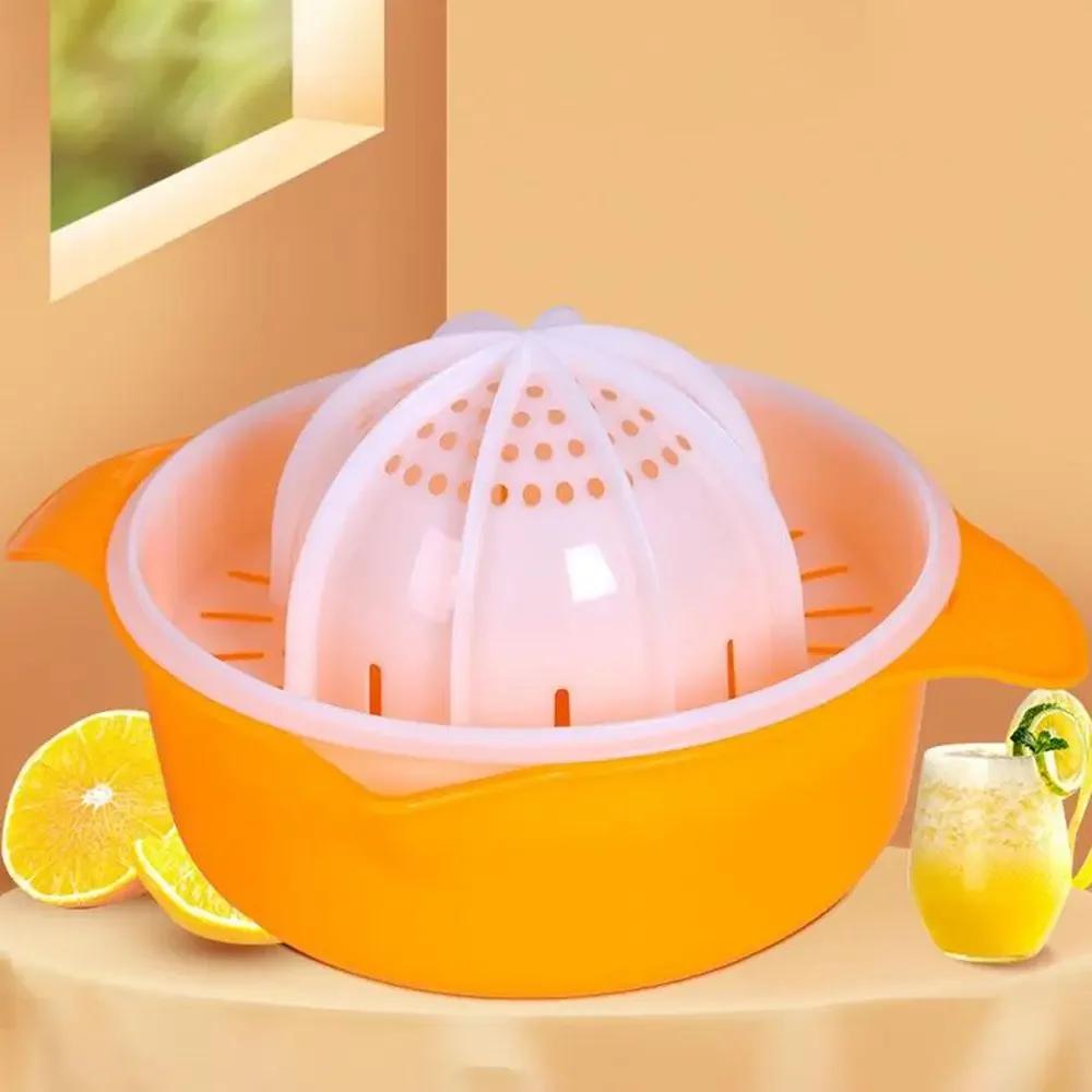 Portable Lemon Orange Manual Juicer Plastic Fruit Tool Kitchen Accessories Tool Citrus Manual Juicer