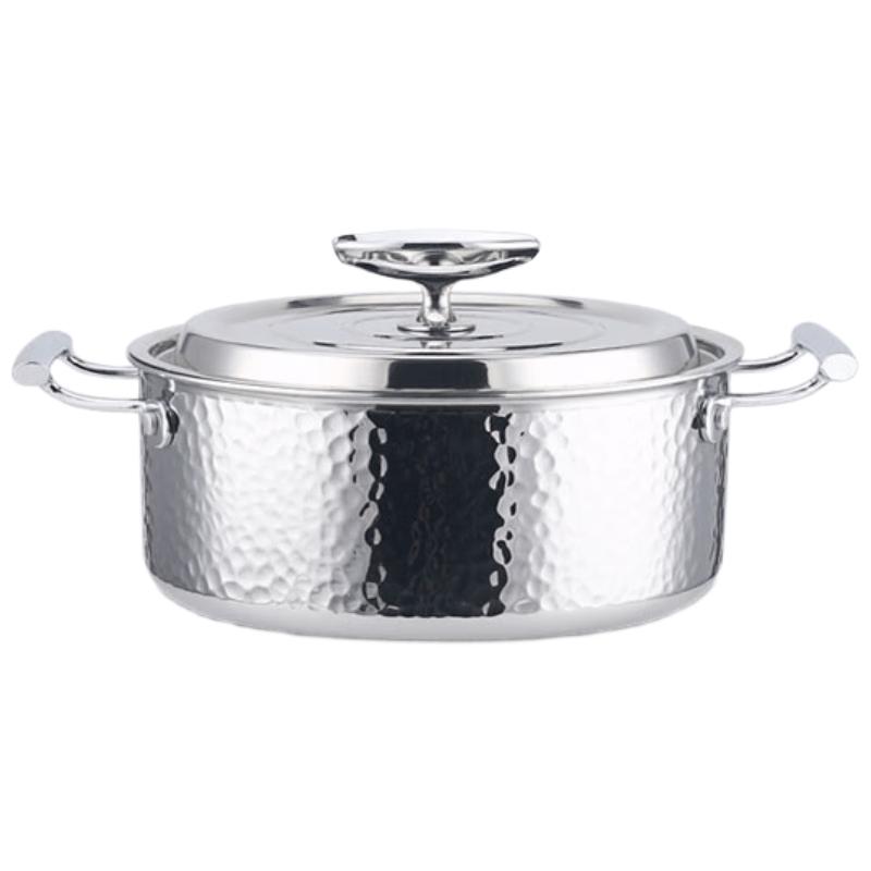 304 Stainless Steel 3-Layer Composite Bottom Saucepan
