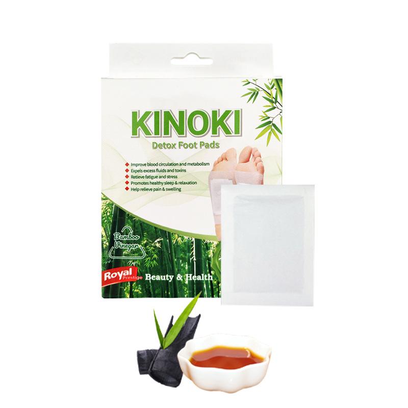 Kinoki Foot Patch with Ginger, Salt, Mugwort & Bamboo Vinegar - Thai & Korean Version