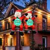 Oxford Christmas Inflatable Dolls LED Light Inflatable Model Toys Lighted Dolls  Garden Party