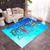 One Piece Luffy Themed Anti-Slip Rugs - Polyester Home Decor, Suitable for Bedrooms, Living Rooms, Doorways, Studios, and Decorations