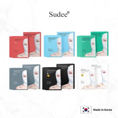 Sudee Gesichtsmaske 6 Typen: Straffung und Verfeinerung, Kollagenelastizität, Aufhellung, Ceramide, Premium Hydra Soother, NÄHRSTOFFREICHE STRAHLENDE ENERGIE