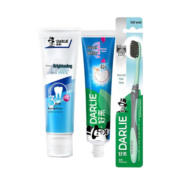 Darlie Whitening Toothpaste & Toothbrush Set