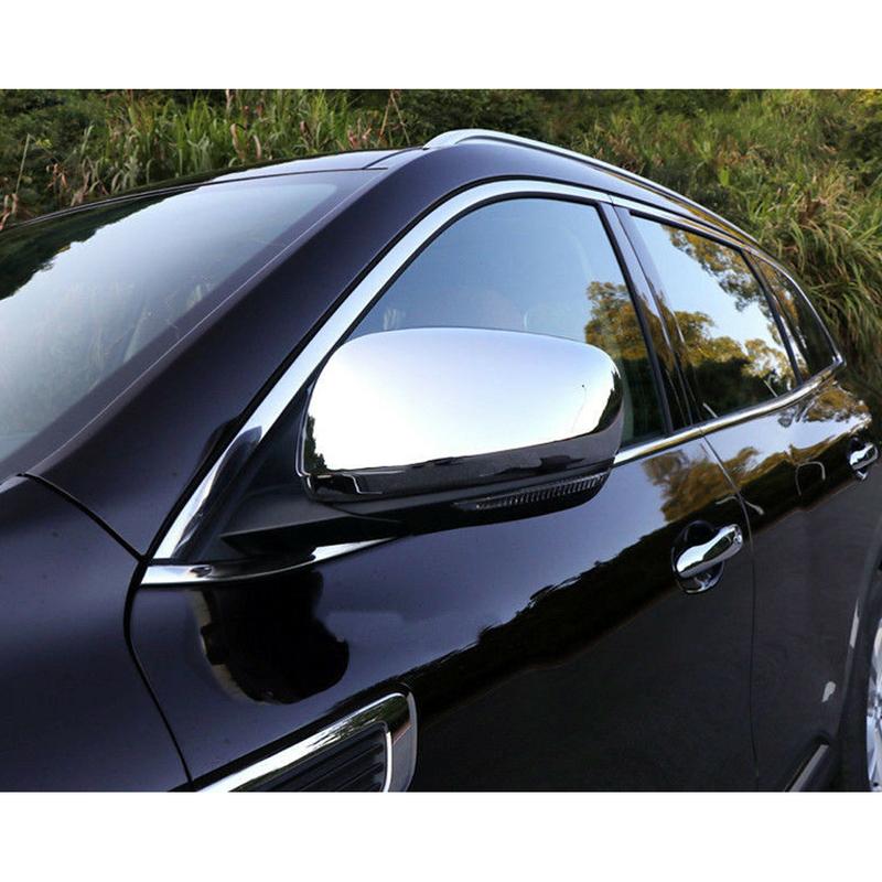 2 st Silver Sidobackspegelkåpa Trimlock Passar För Renault Kadjar 2015-2017