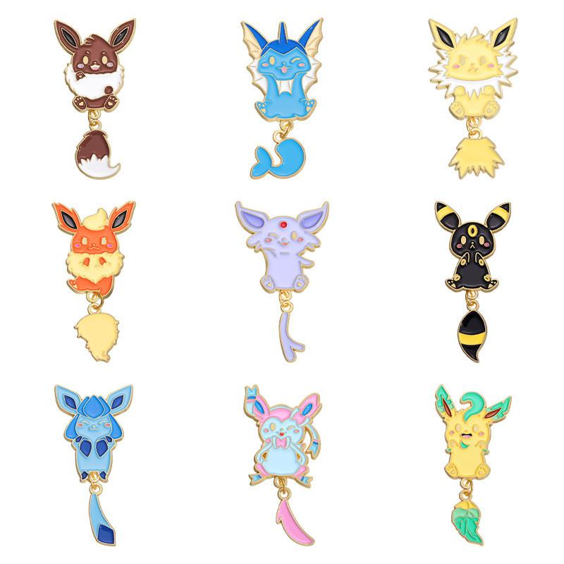 Eyecatching Pet Cute Cartoon Brooch In Alloy With Colorful Finish For Expression Personal