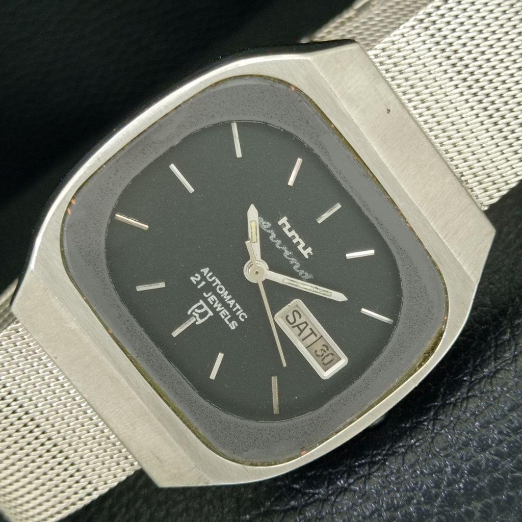 

HMT ARVIND АВТОМАТИЧЕСКИЕ ВИНТАЖНЫЕ ИНДИЙСКИЕ МУЖСКИЕ ЧАСЫ С ЧЕРНЫМ ЦИФЕРБЛАТОМ a706273-1