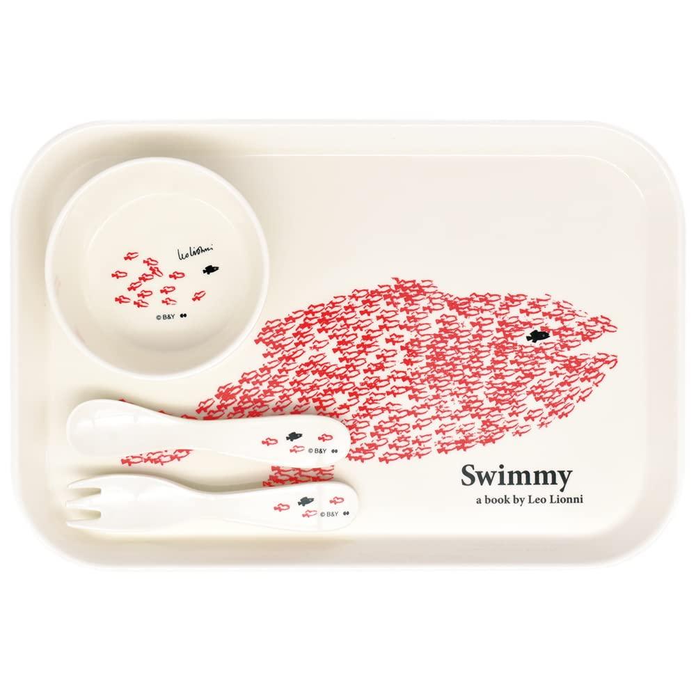 Onishi Ken Seihan Leo Lionni Melamine Set SWIMMY Size: Plate Approx. W26.1 D17.6 LLB-3001