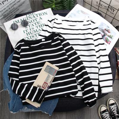 O-Neck Long Sleeves Loose Fit Women Blouse Autumn Winter Korean Style