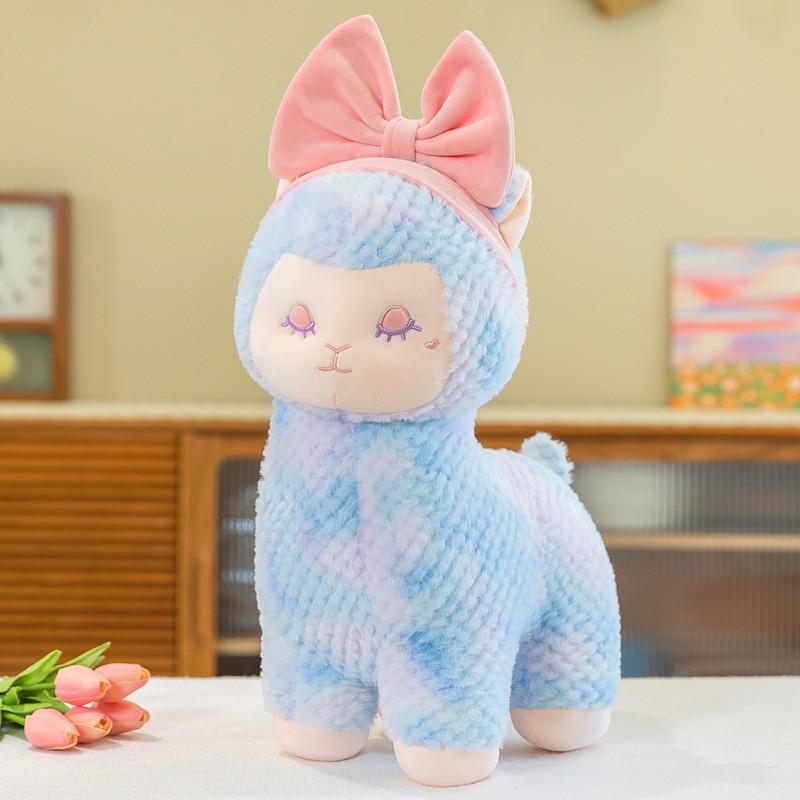 

Alpaca Plush Toy With Soft Short Fur Stuffed With Pp Cotton For Kids Bedroom Decor 35cm