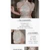 Xianyi Erotic Underwear Lace Perspective New Chinese Cheongsam Sexy Maid Outfit Free of Crotch Passion Temptation 546