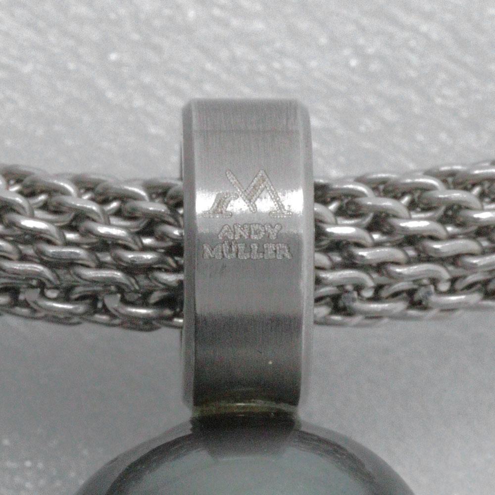 ANDY MULLER Pearl Necklace Silver metallic/Pearl 35.3g Women Used