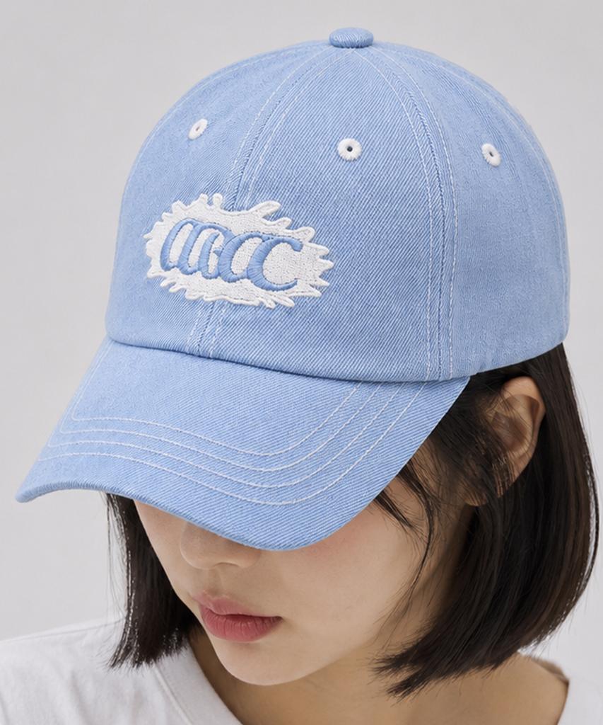 Aobieonseu Abac Denim Ball Cap (Light Blue)