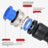 Pneumatic Air Hose Quick Connector PU-4/5/6/8/10/12 Reducing PG16-14 Quick-Insert Coupling