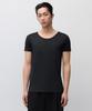[Cooltandard] Scoop Neck Undershirt [Black]