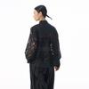 2025 Retro Jacquard Lace Lightweight Luxury Shirt - Spring/Autumn Loose, Versatile See-Through Top