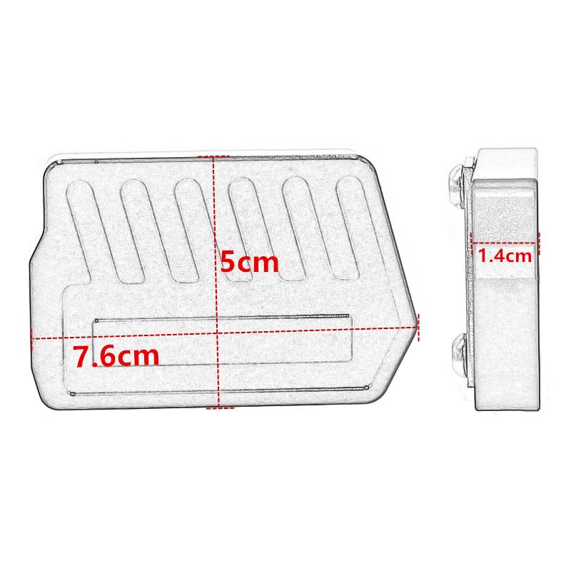 Kryt brzdového pedálu NC700 NC750 Opěrka nohou Stupačky Pedály Opěrka nohou pro Honda NC750X NC750S NC700S NC700X zvětšená