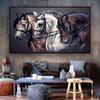 Nordic Horse plakaty Home Decor obrazy na płótnie i druki obrazy na ścianę do salonu abstrakcyjne zwierzęce Cuadros bez ramki