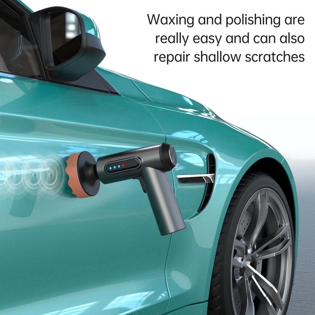 Cordless Car Polisher Electric Auto Polishing Machine 80W Copper Motor Multifunctional Home Cleaning Metal Waxing Dirt