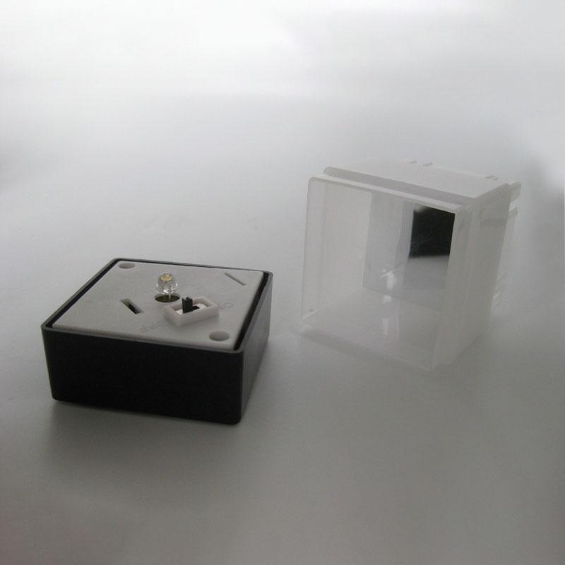 Power Solar Fence Post Led Cap Light Garden Yard Pool Lamp Square Lights