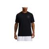 Outdoor Mountain Comfortable Stylish Fitted Versatile Short Sleeve T-Shirt Men Tops Black 1390226-001